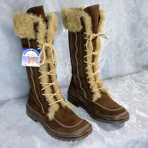 Genuine Leather Waterproof Winter Boots by Bos & Co. New